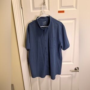 Mens 01.Algo Short Sleeve Button Down Shirt UPF 50 Weather Repellant